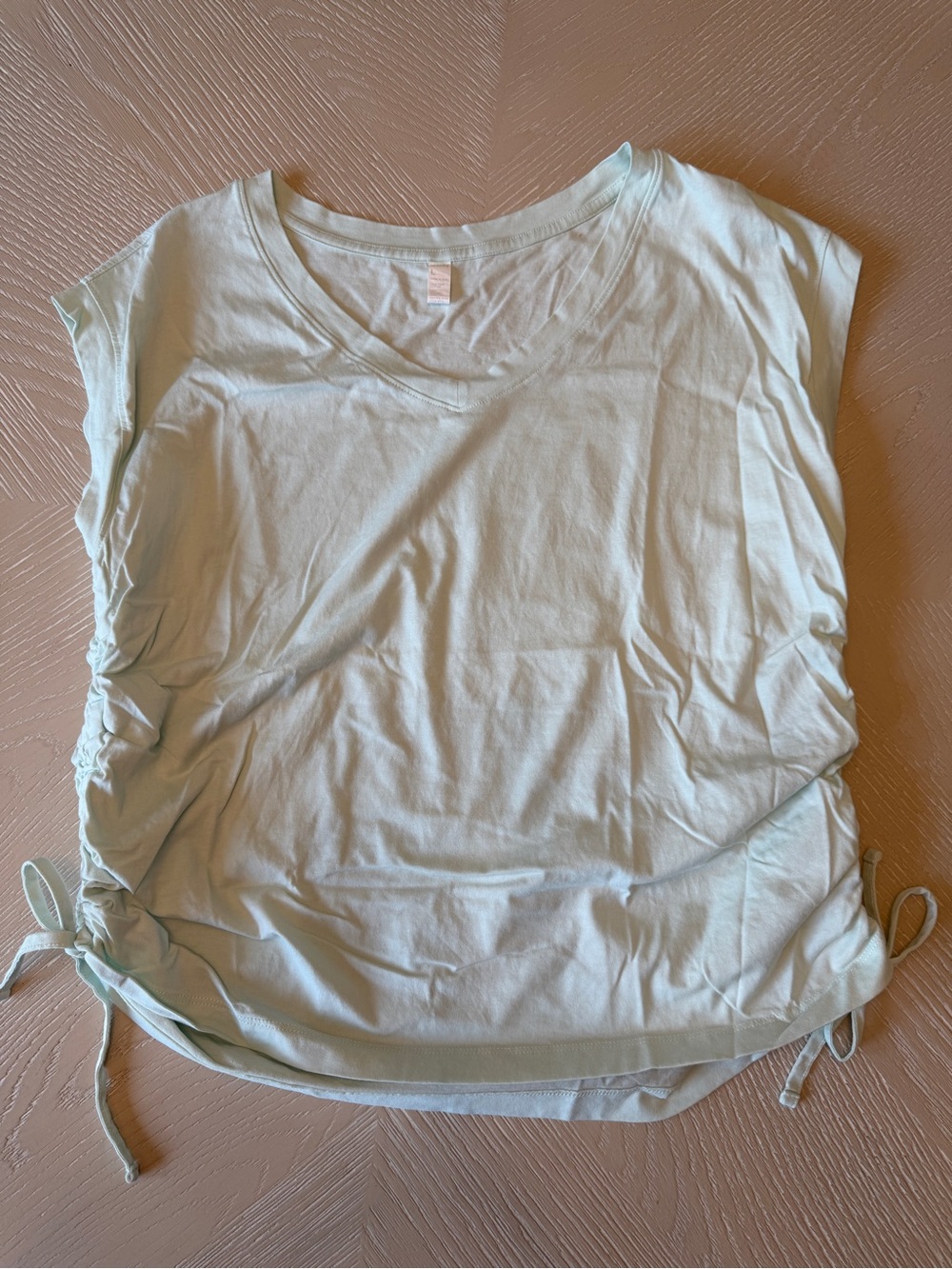Zella Mint Green Side-Tie Sleeveless Top